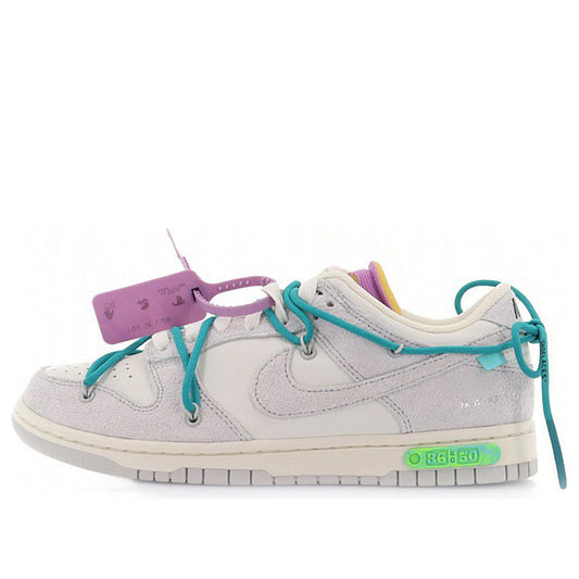 Nike Off-White x Dunk Low 'Lot 36 of 50'  DJ0950-107 Signature Shoe