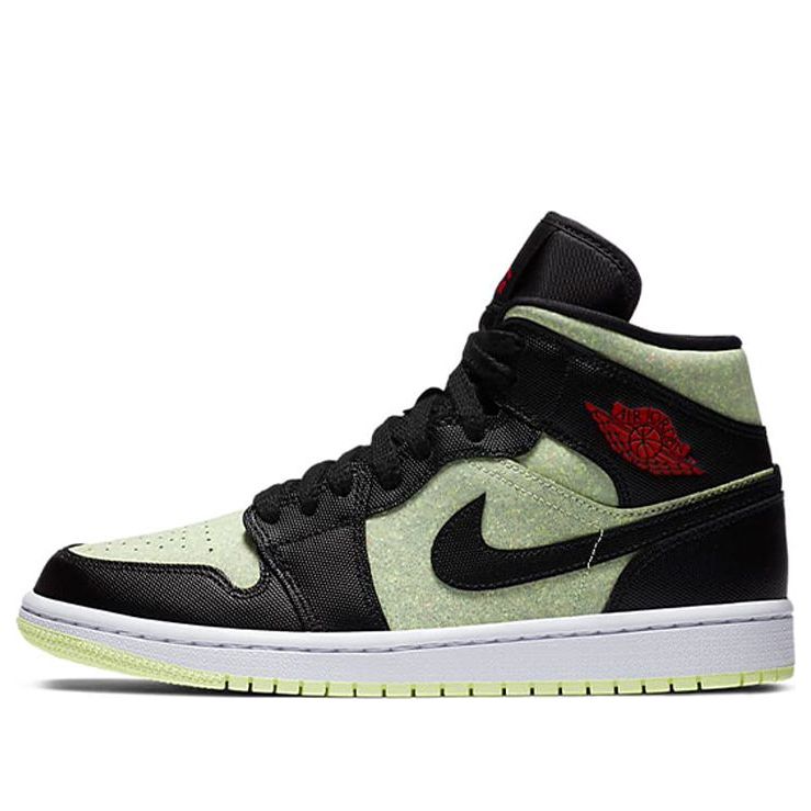 (WMNS) Air Jordan 1 Mid SE 'Black Barely Volt'  CV5276-003 Antique Icons