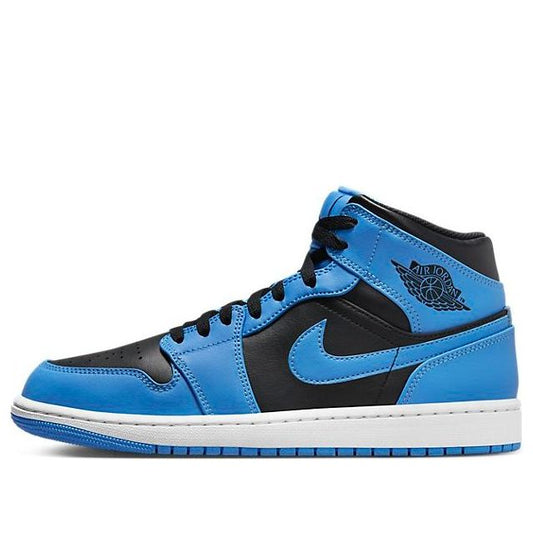 Air Jordan 1 Mid 'University Blue Black'  DQ8426-401 Iconic Trainers