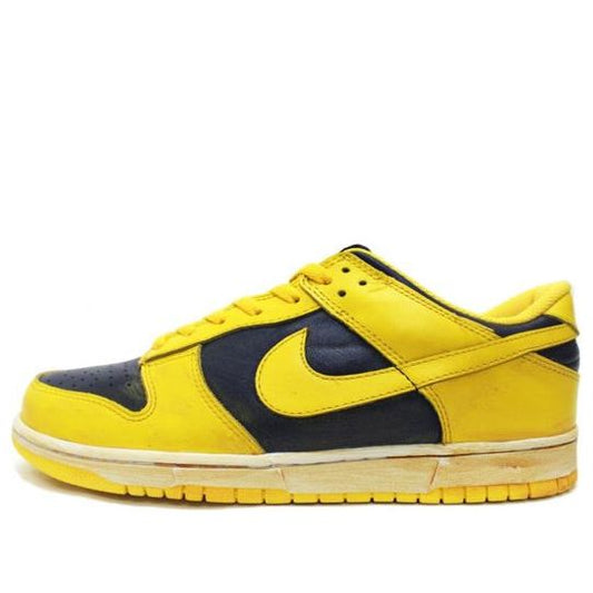 Nike Dunk Low Vintage 'Varsity Maize Midnight Navy'  446242-700 Signature Shoe