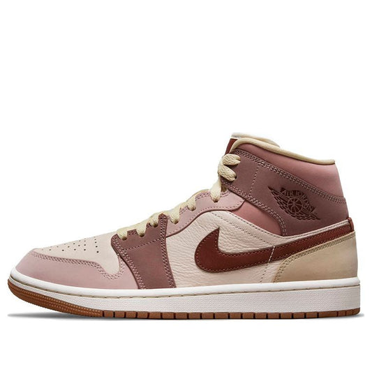 (WMNS) Air Jordan 1 Mid SE 'Dark Pony Smoky Mauve'  DO7440-821 Iconic Trainers