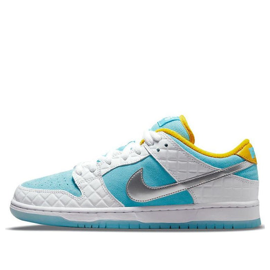 Nike x FTC SB Dunk Low 'Lagoon Pulse'  DH7687-400 Signature Shoe