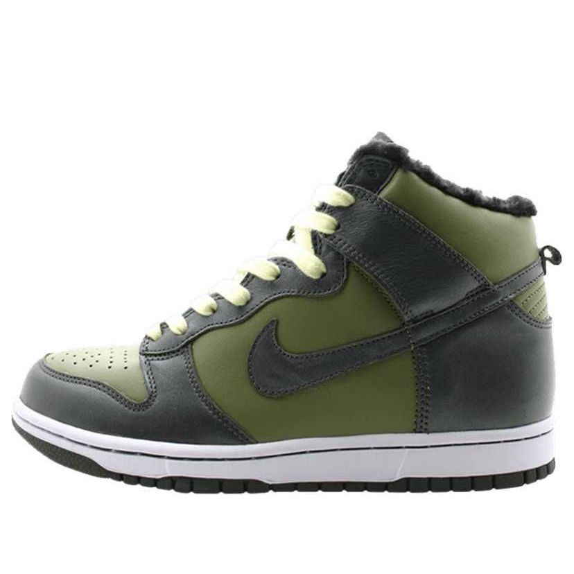 (WMNS) Nike Dunk Hi 'Pilgrim Dark Army White'  309437-331 Antique Icons