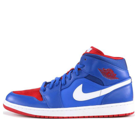 Air Jordan 1 Mid 'Detroit Pistons'  554724-407 Vintage Sportswear