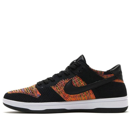 Nike Dunk Low Flyknit 'Black Flyknit Orange'  917746-002 Antique Icons