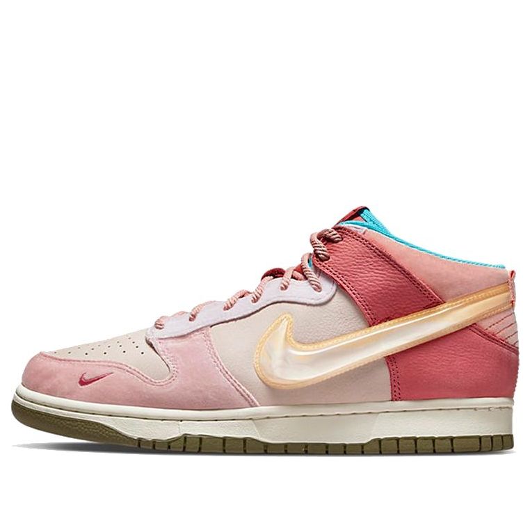 Nike Social Status x Dunk Mid 'Strawberry Milk'  DJ1173-600 Signature Shoe