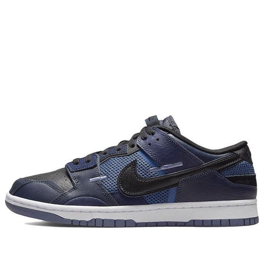 Nike Dunk Low Scrap 'Deep Royal Blue'  DH7450-400 Signature Shoe