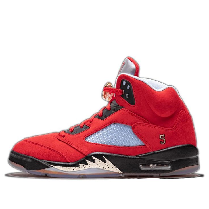 Trophy Room x Air Jordan 5 Retro SP F&amp;F 'Black Red'  CN2317-600 Classic Sneakers