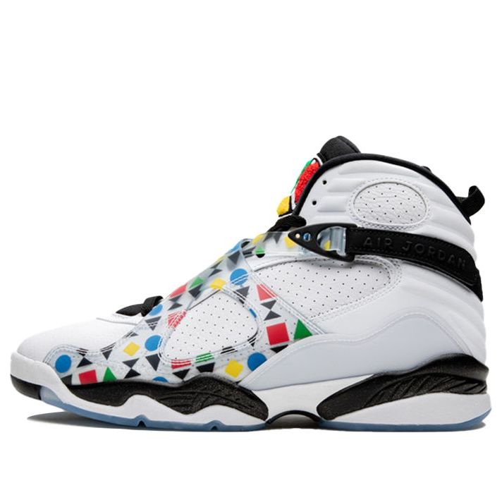 Air Jordan 8 Retro 'Quai 54 White'  CJ9218-100 Antique Icons